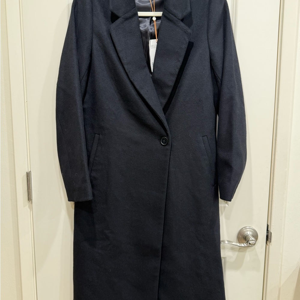 Quince Italian Wool Classic Single-Breasted Coat, BNWT Size XS - Picture 2 of 4